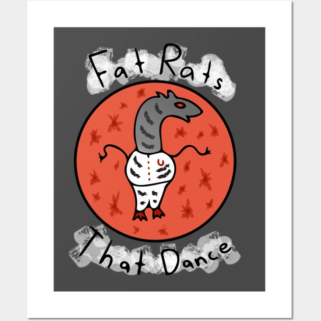 Fat Rats That Dance Wall Art by Davey's Designs